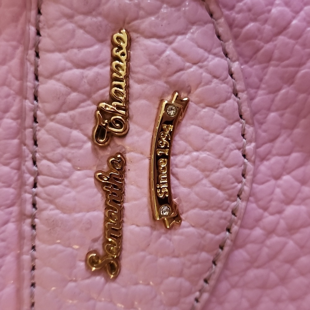 Excellent used condition samantha thavasa pink studded tote see pics for callout - Picture 2 of 12